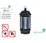 Aparat anti insecte cu lampa UV  Pestmaster IK4 acopera aproximativ 40 mp
