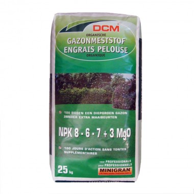 Fertilizant pentru gazon NPK 8-6-7+3 MgO DCM( 25 Kg)